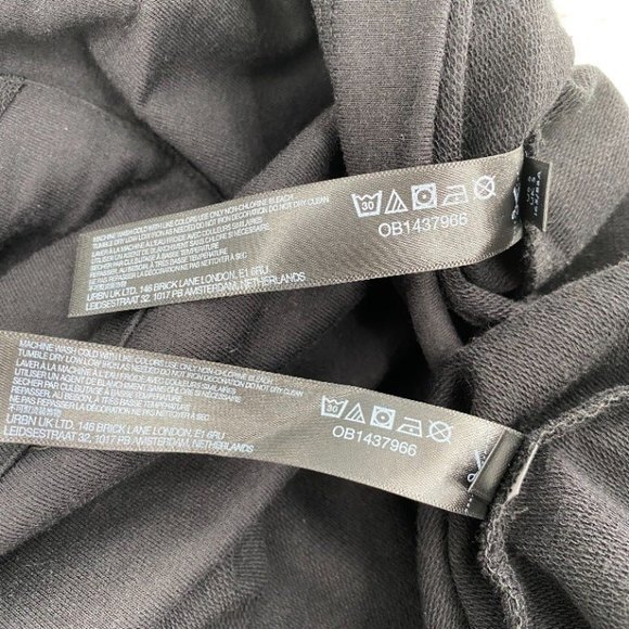 Free People NWT Sunny Set 2 Piece Sweatshirt Shorts Athleisure Set Black SM New - Picture 11 of 11